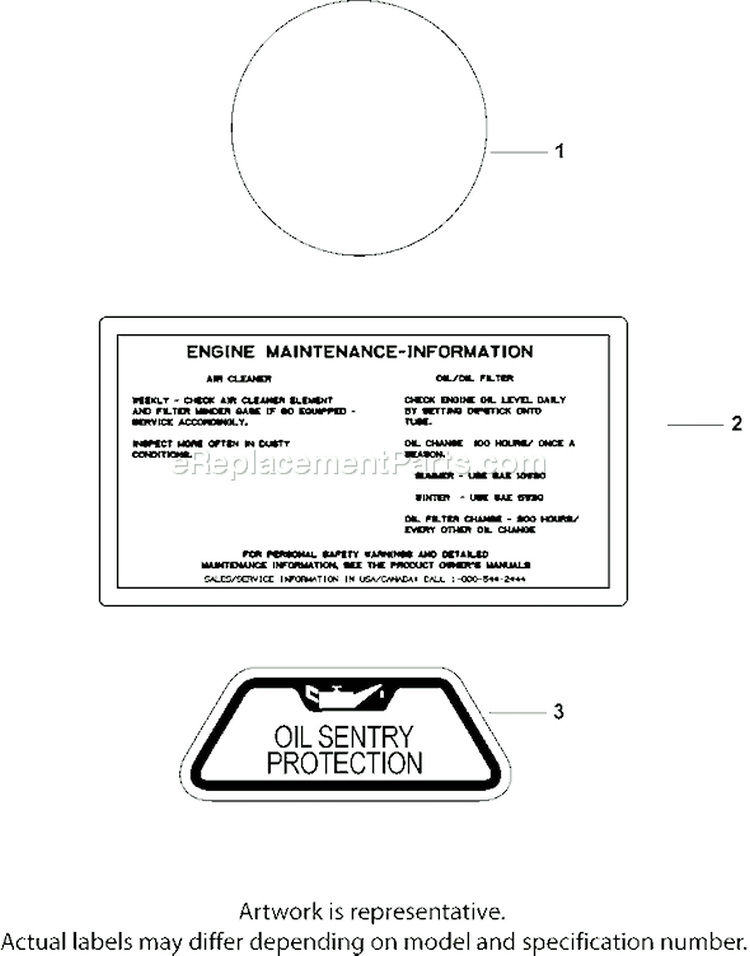 Page E Diagram and Parts List for CH22S-66558  Kohler Engine