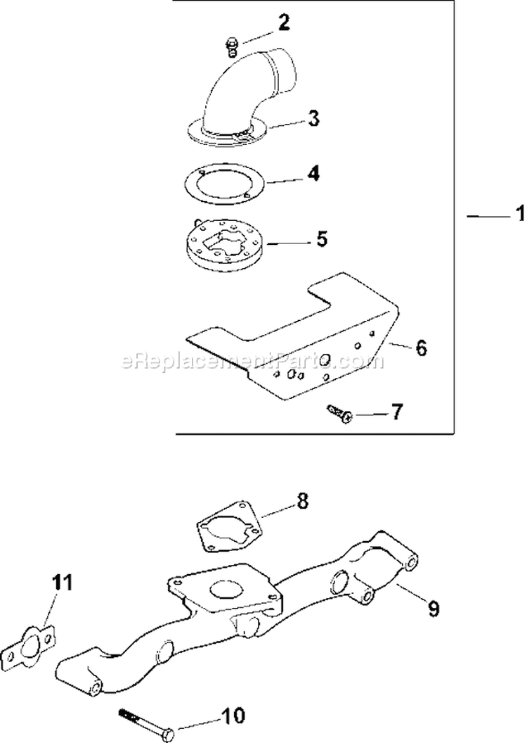 Page A Diagram and Parts List for CH22S-66558  Kohler Engine