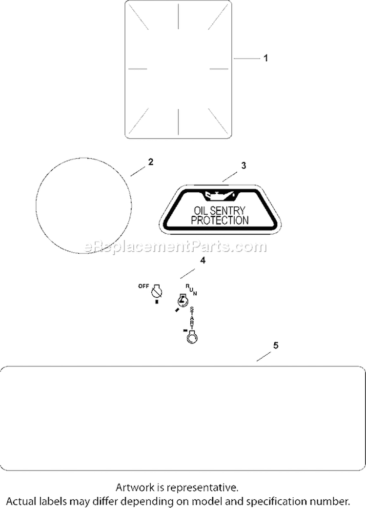 Page E Diagram and Parts List for CH22S-76575  Kohler Engine