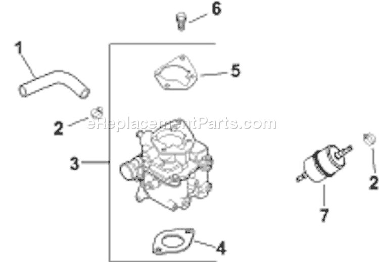 Page H Diagram and Parts List for CH22S-76574  Kohler Engine