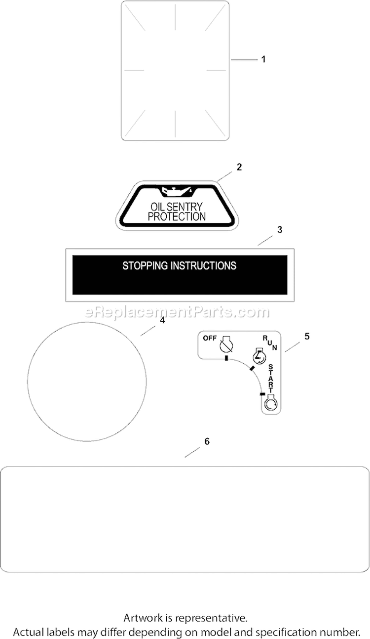 Page E Diagram and Parts List for CH22S-76613  Kohler Engine