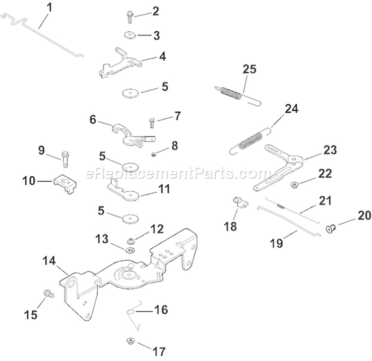 Page F Diagram and Parts List for CH22S-76617  Kohler Engine