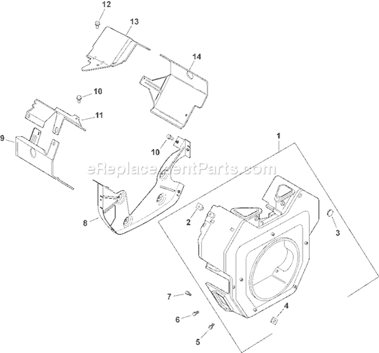 Page B Diagram and Parts List for CH20S-64663  Kohler Engine