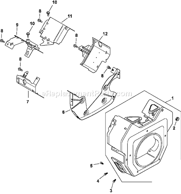 Page B Diagram and Parts List for CH22-76516  Kohler Engine