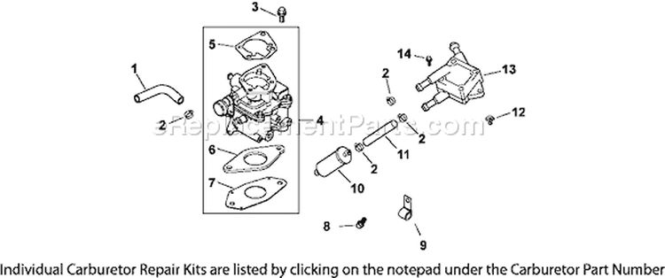 Page H Diagram and Parts List for CH23-76528  Kohler Engine