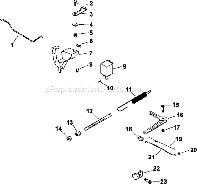 Page F Diagram and Parts List for CH22-76592  Kohler Engine