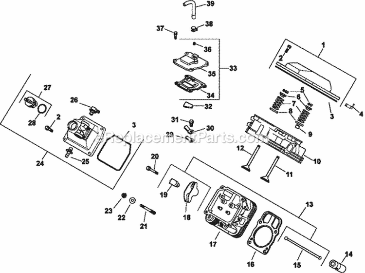 Page I Diagram and Parts List for CH22-76564  Kohler Engine