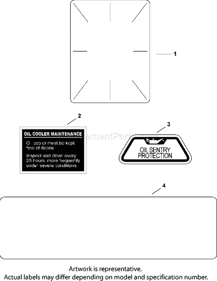 Page E Diagram and Parts List for CH23-76535  Kohler Engine