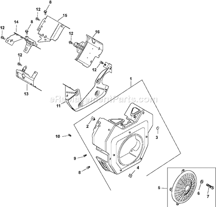 Page C Diagram and Parts List for CH22-66551  Kohler Engine