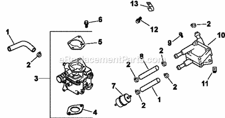Page I Diagram and Parts List for CH23-76553  Kohler Engine