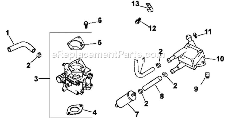 Page I Diagram and Parts List for CH23-76557  Kohler Engine