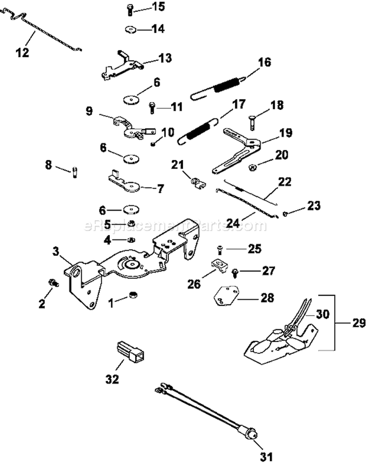 Page F Diagram and Parts List for CH23-76560  Kohler Engine