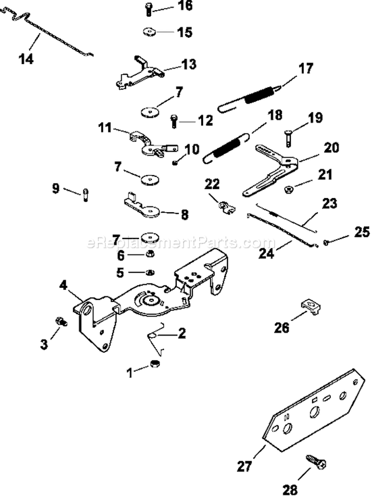 Page F Diagram and Parts List for CH23-76561  Kohler Engine