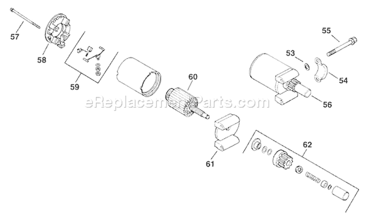 Page R Diagram and Parts List for CH22S-66552  Kohler Engine