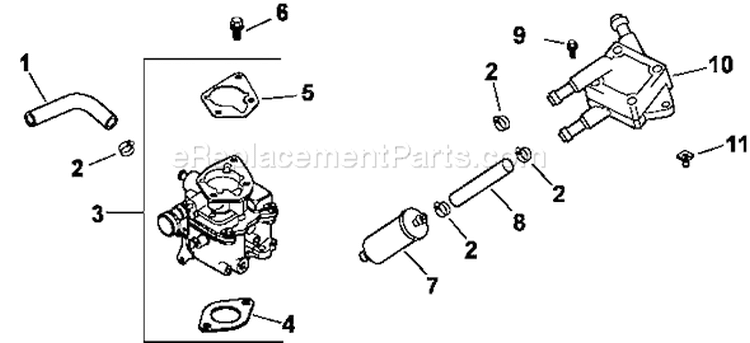 Page H Diagram and Parts List for CH23-76572  Kohler Engine