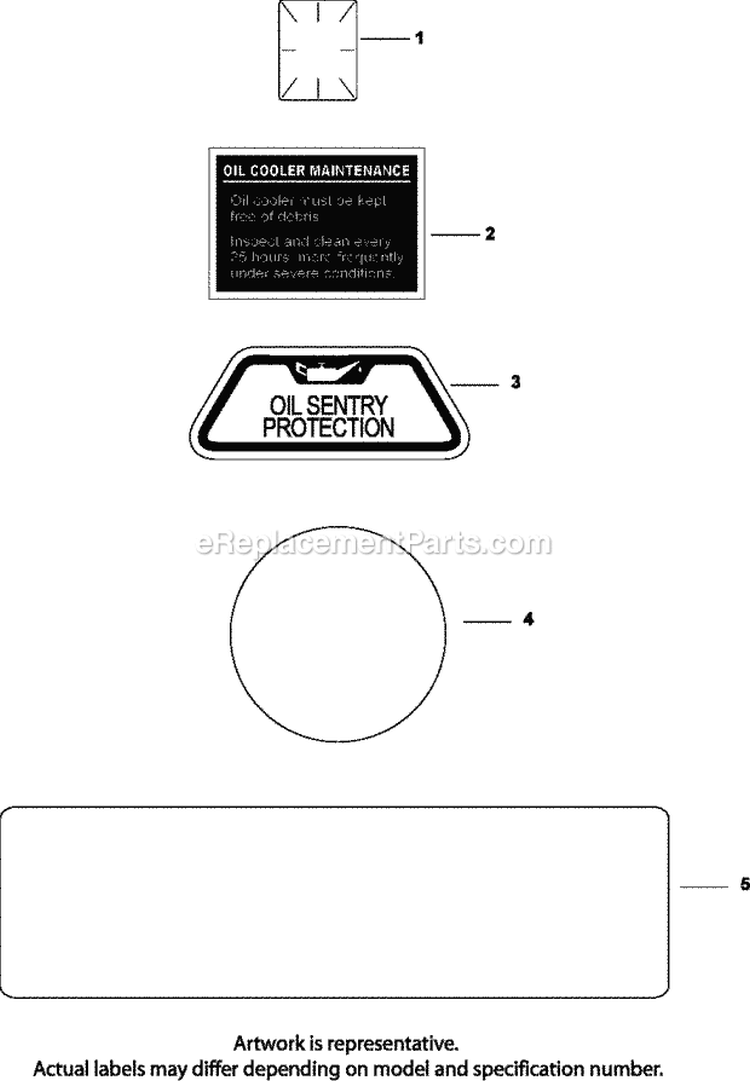 Page F Diagram and Parts List for CH23-76577  Kohler Engine