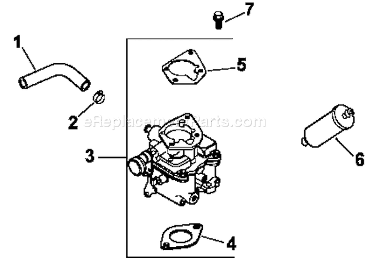Page H Diagram and Parts List for CH23-76582  Kohler Engine