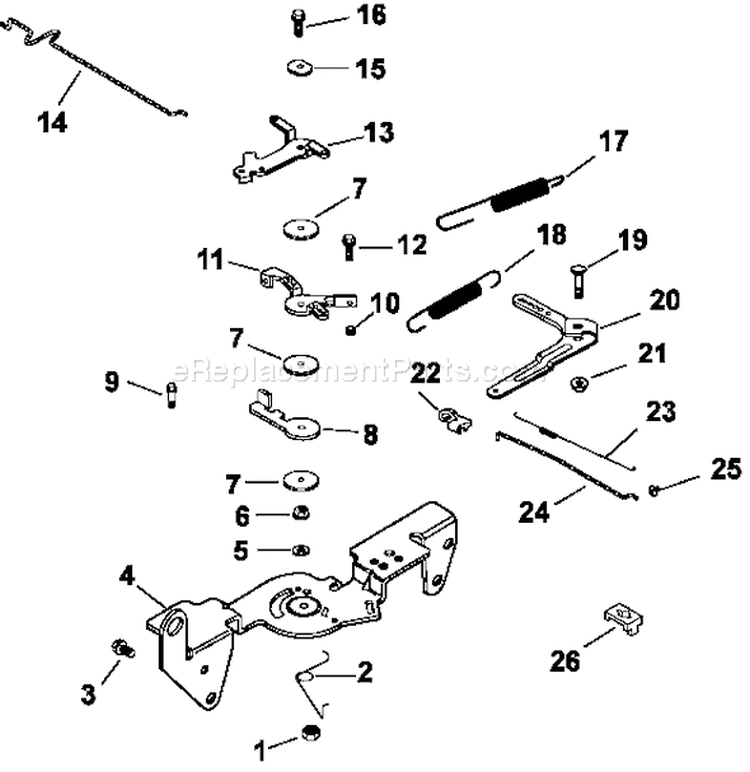 Page G Diagram and Parts List for CH23-76590  Kohler Engine