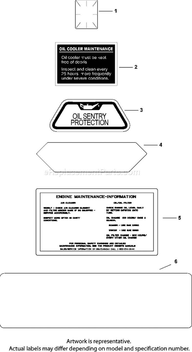 Page F Diagram and Parts List for CH23-76590  Kohler Engine