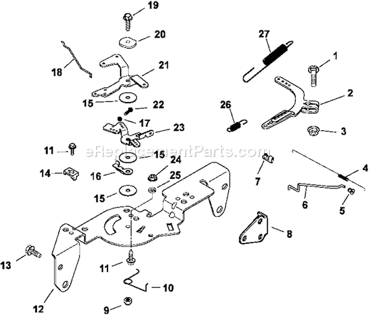 Page E Diagram and Parts List for CH23-76602  Kohler Engine
