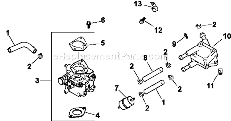 Page H Diagram and Parts List for CH23-76618  Kohler Engine
