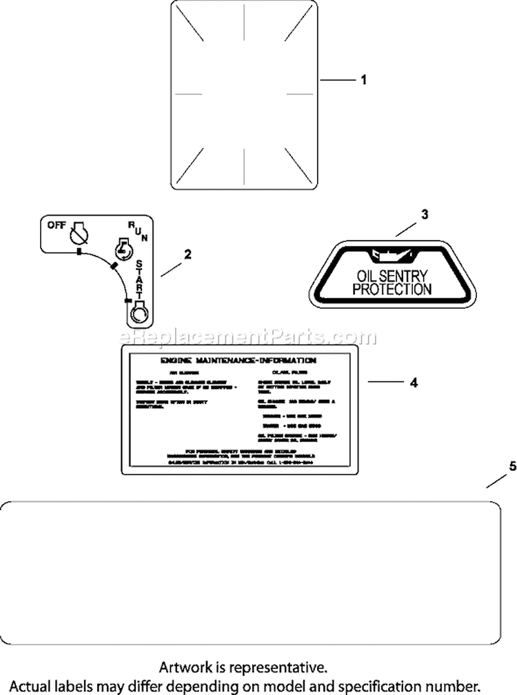 Page D Diagram and Parts List for CH23-76624  Kohler Engine