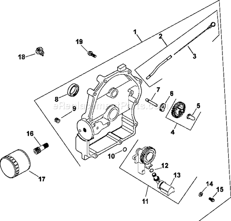 Page I Diagram and Parts List for CH23-76625  Kohler Engine