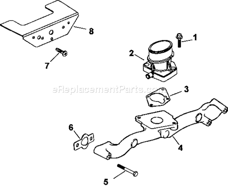 Page B Diagram and Parts List for CH22-76532  Kohler Engine