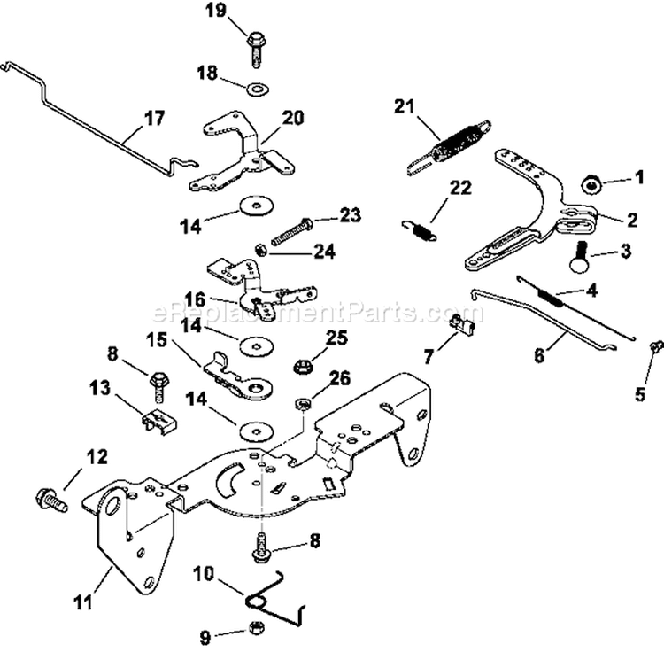 Page G Diagram and Parts List for CH23-76569  Kohler Engine