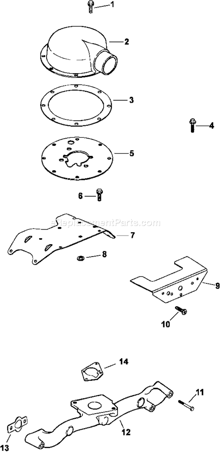 Page A Diagram and Parts List for CH23-76634  Kohler Engine