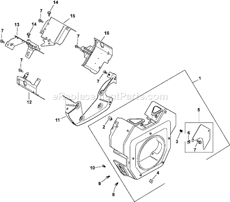 Page B Diagram and Parts List for CH23-76618  Kohler Engine