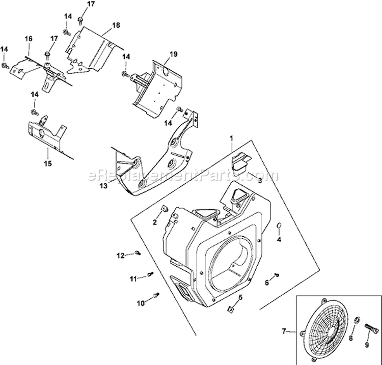 Page B Diagram and Parts List for CH18-62504  Kohler Engine
