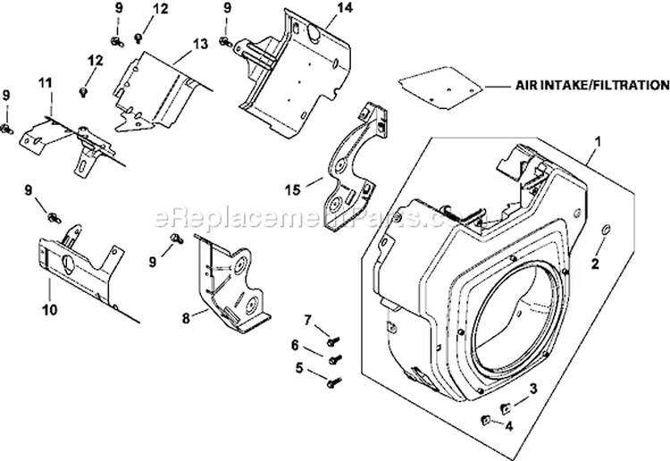 Page B Diagram and Parts List for CH25-68508  Kohler Engine