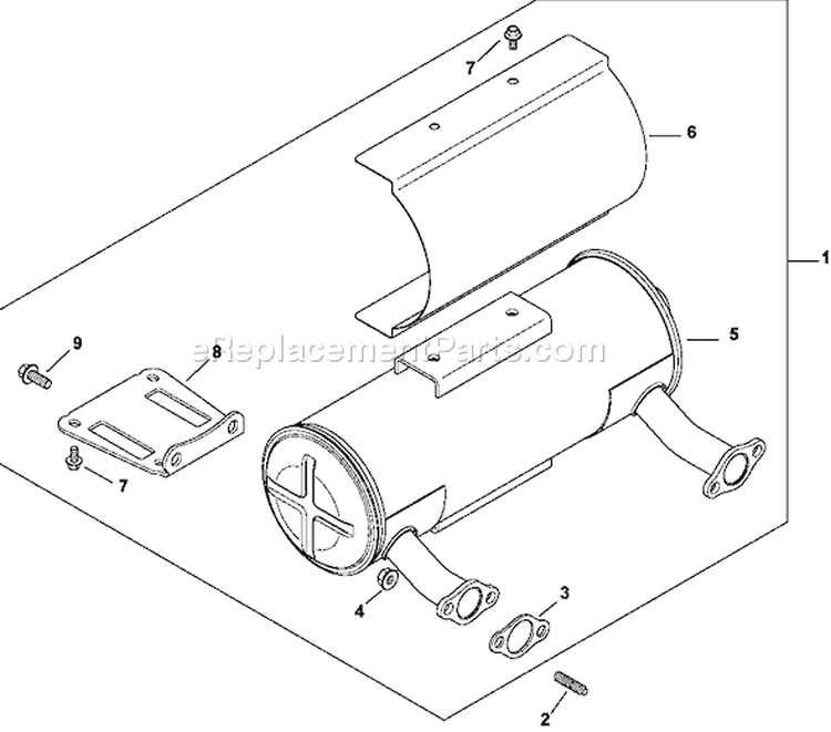 Page E Diagram and Parts List for CH22-66544  Kohler Engine