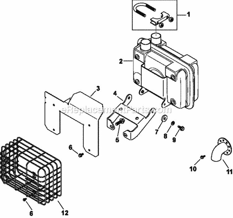 Page A Diagram and Parts List for CH25-68548  Kohler Engine