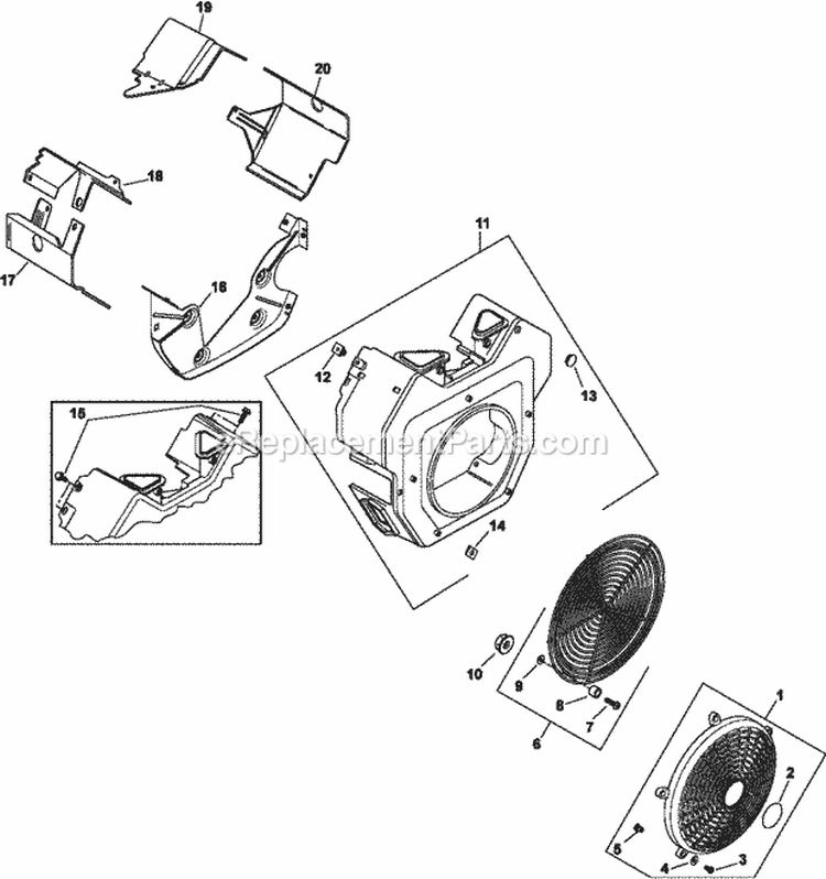 Page B Diagram and Parts List for CH25-68549  Kohler Engine