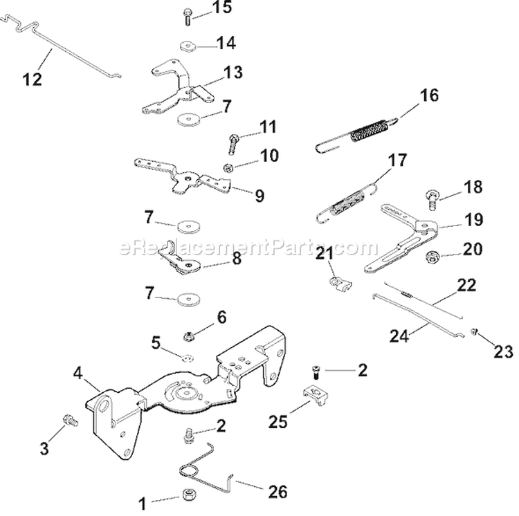 Page F Diagram and Parts List for CH25-68560  Kohler Engine
