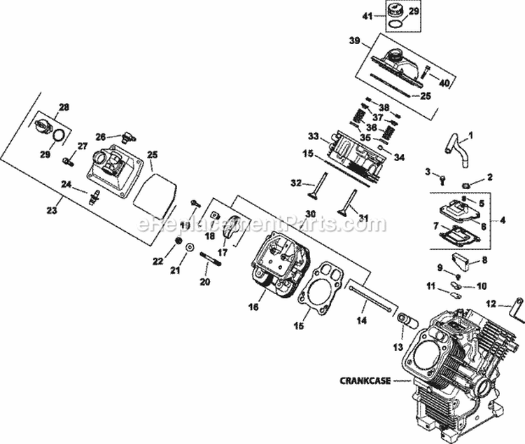 Page I Diagram and Parts List for CH25-68569  Kohler Engine