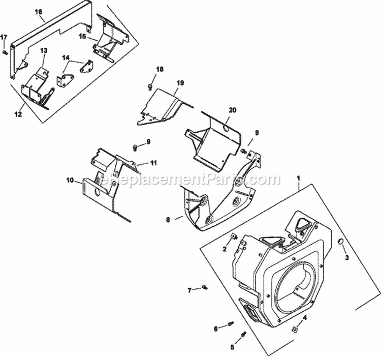 Page B Diagram and Parts List for CH25-68568  Kohler Engine