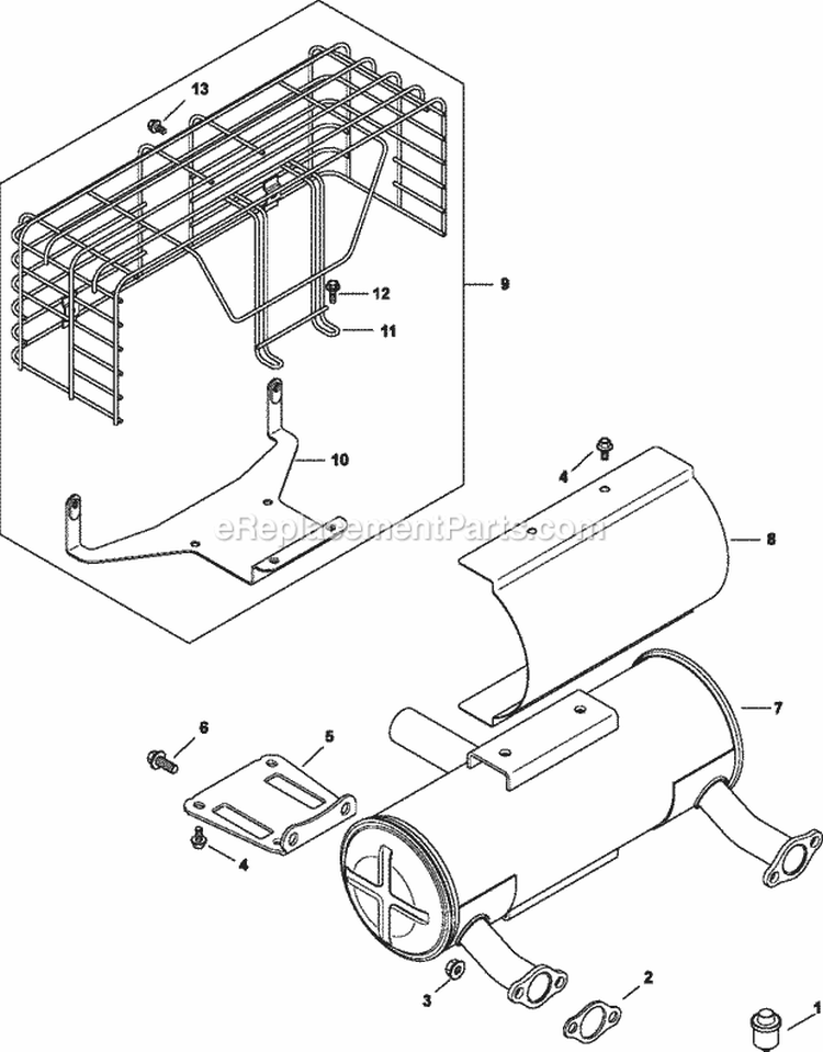 Page A Diagram and Parts List for CH25-68615  Kohler Engine