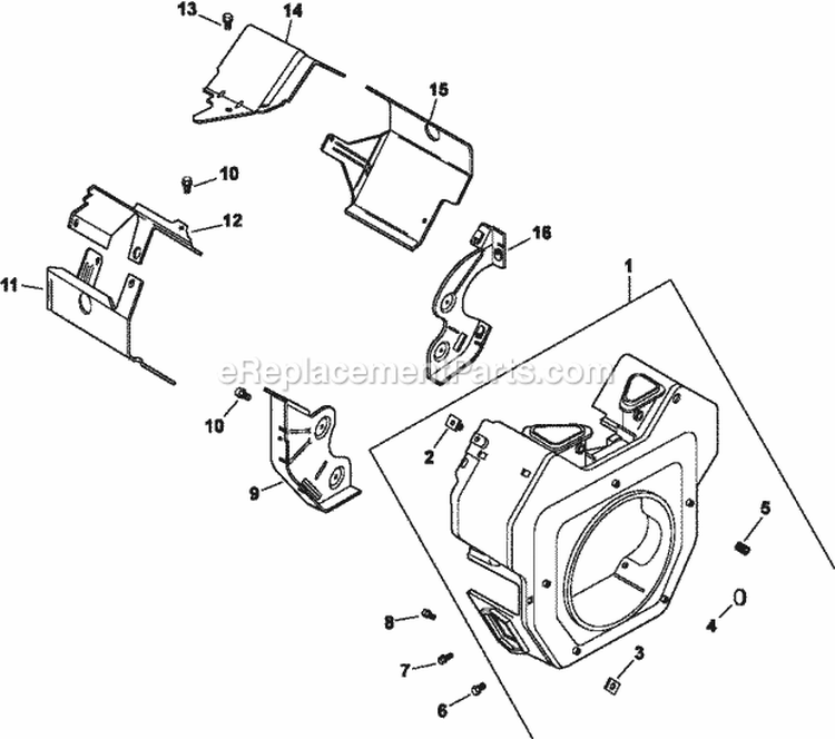 Page C Diagram and Parts List for CH25-68543  Kohler Engine