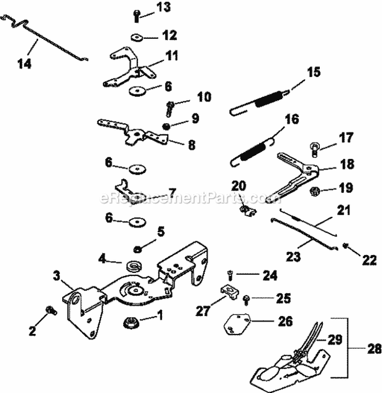 Page F Diagram and Parts List for CH25-68628  Kohler Engine