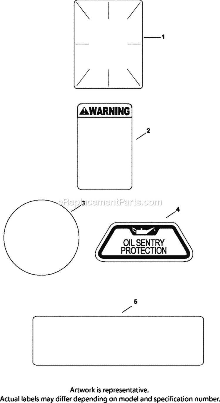 Page E Diagram and Parts List for CH25-68638  Kohler Engine