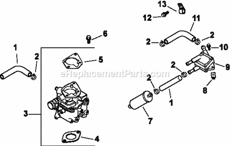 Page I Diagram and Parts List for CH25-68656  Kohler Engine