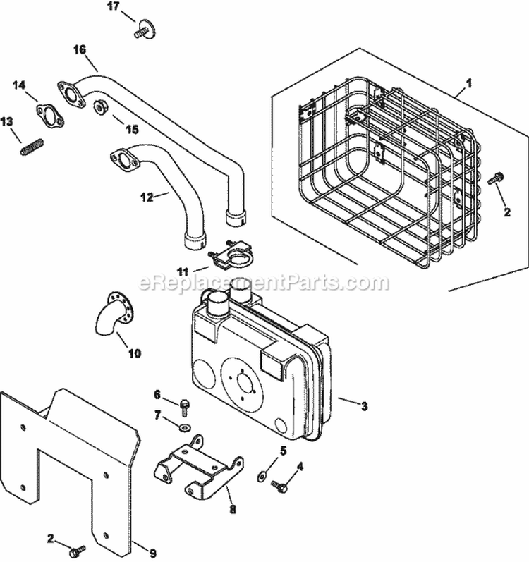 Page G Diagram and Parts List for CH25-68659  Kohler Engine