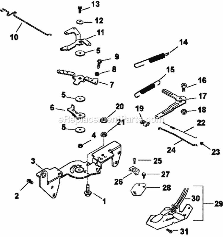 Page G Diagram and Parts List for CH25-68660  Kohler Engine