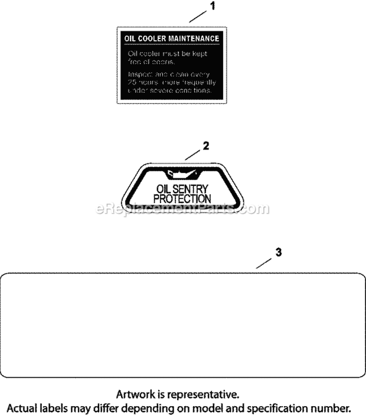 Page F Diagram and Parts List for CH25-68669  Kohler Engine