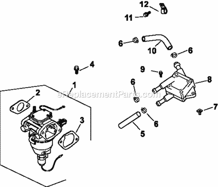 Page H Diagram and Parts List for CH25-68577  Kohler Engine