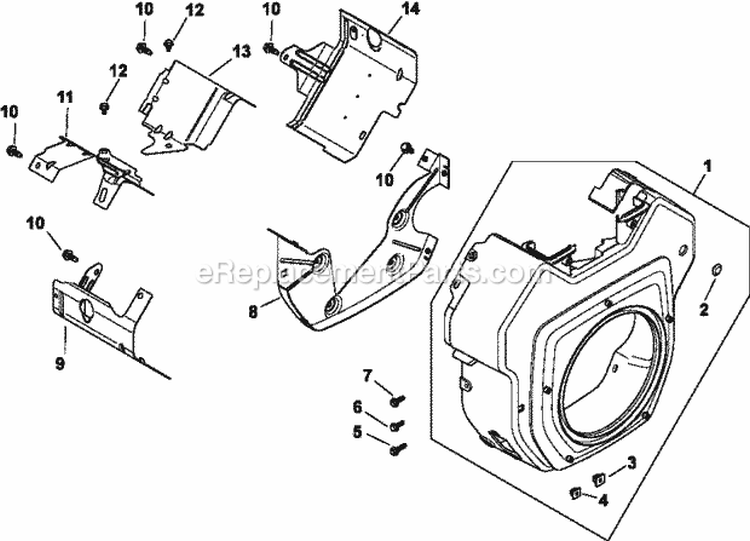 Page B Diagram and Parts List for CH25-68616  Kohler Engine