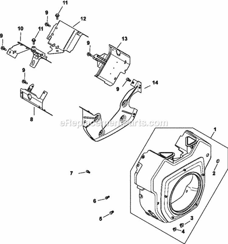 Page B Diagram and Parts List for CH25-68653  Kohler Engine